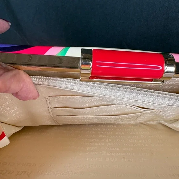 Kate Spade New York Miss Penny's Emanuelle Clutch - Brighton Wave Multicolor - Picture 11 of 13